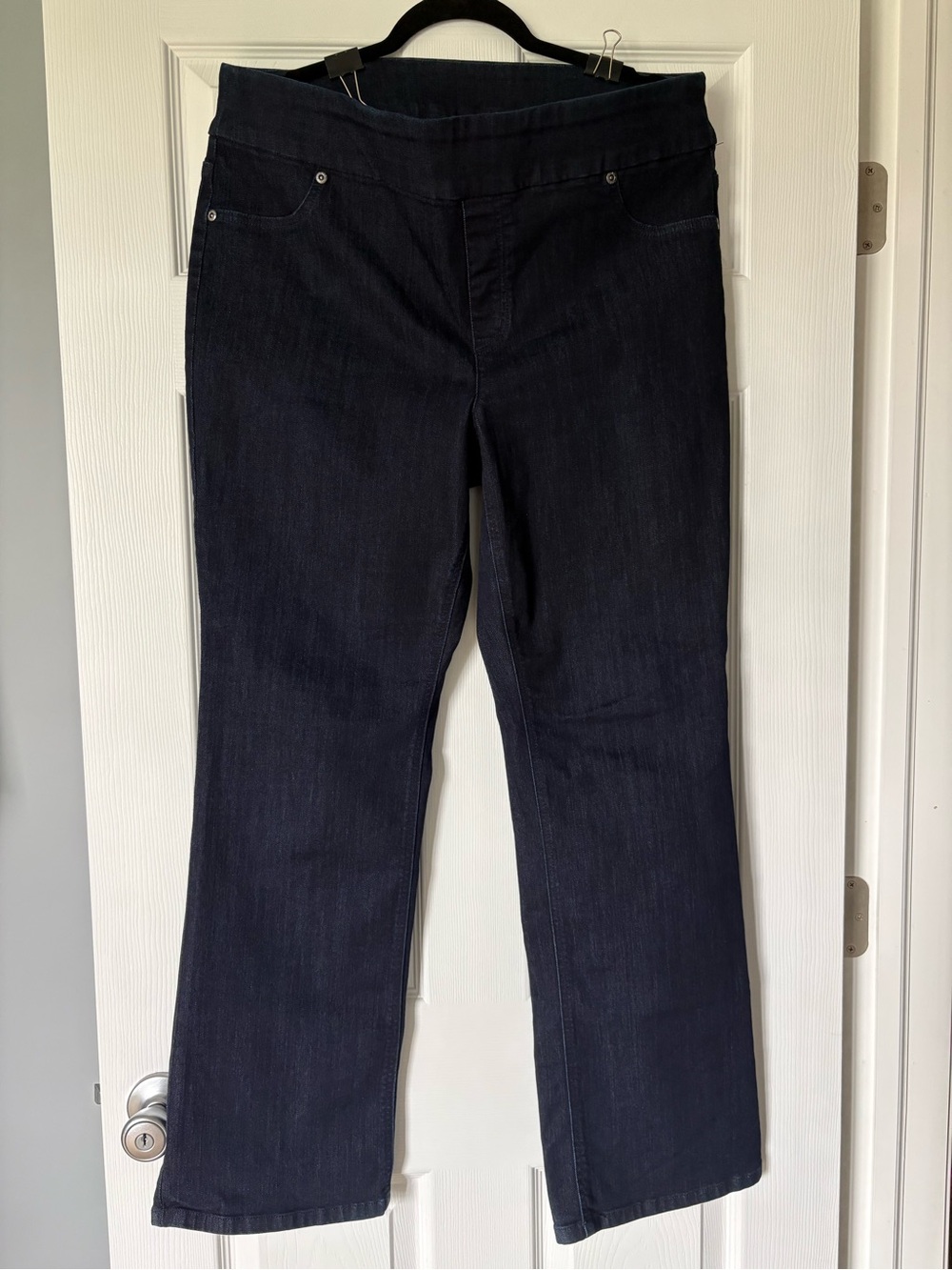 Chico's Deep Indigo Straight-Leg Jeans